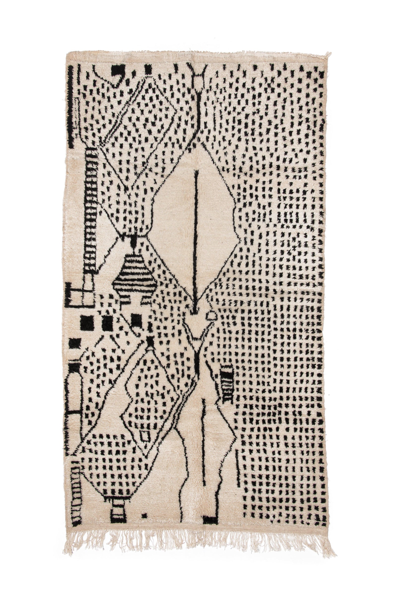 Bird's Eye View - Azilal Moroccan Area Rug | 4.5' x 8.3' | Mint +