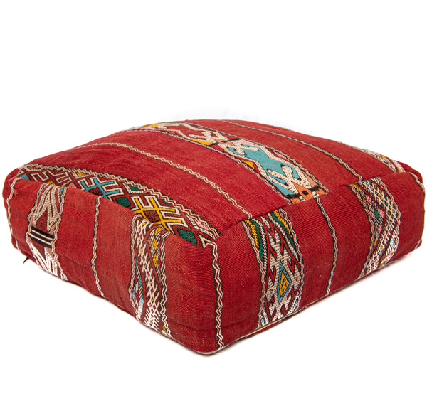 Tribal Color Moroccan Pouf