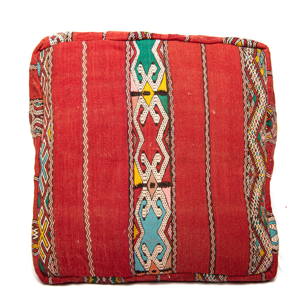 Tribal Color Moroccan Pouf