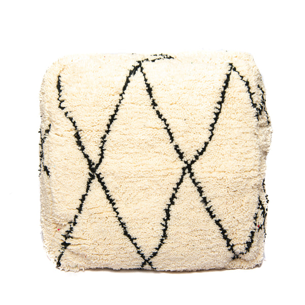 Beni Ourain Moroccan Pouf