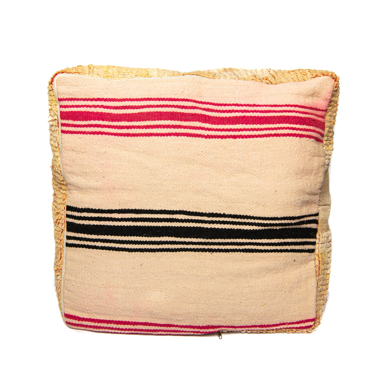 Faded Moroccan Pouf